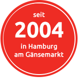 Siegel: Seit 2005 an der Hamburger Binnenalster